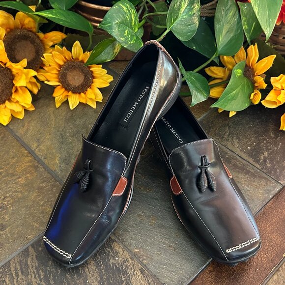 NEW Sesto Meucci Italian Leather Driving Moccasins/Loafers - Picture 12 of 16